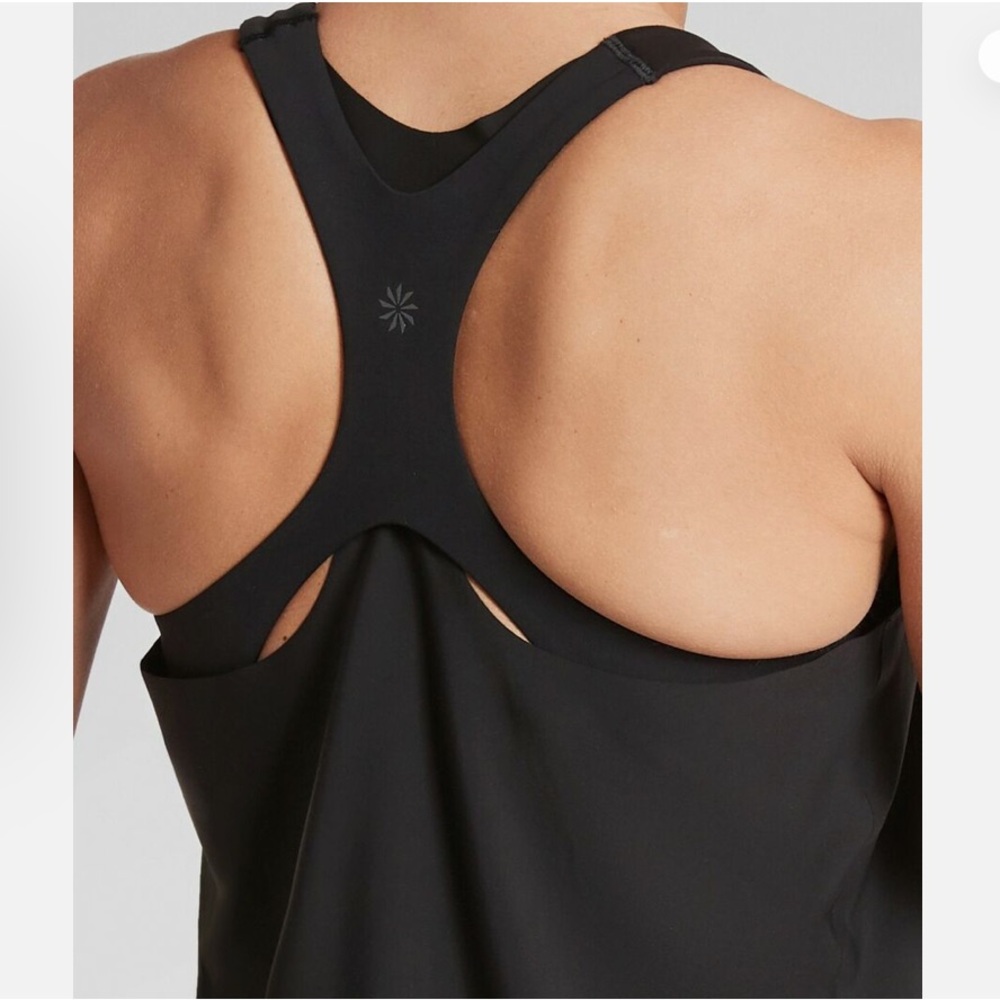Athleta Black Racerback Tank Top